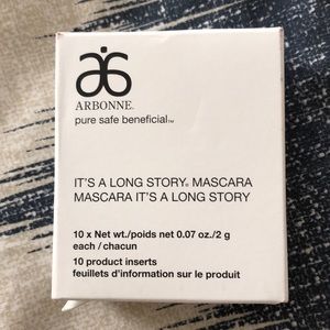Arbonne mascara sample size pack of 10